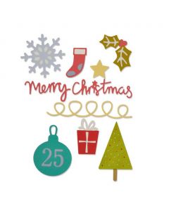 Fustella Sizzix Thinlits "Natale" - 661227