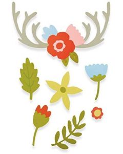 Fustella Sizzix Thinlits "Fiori di campo" - 662095