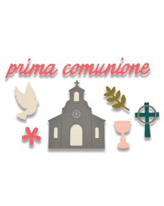 Fustella Sizzix Thinlits "Prima comunione" - 662116