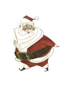 Fustella Sizzix Thinlits "Babbo Natale allegro" - 664198