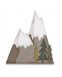 Fustella Sizzix Thinlits "Paesaggio alpino" - 664225