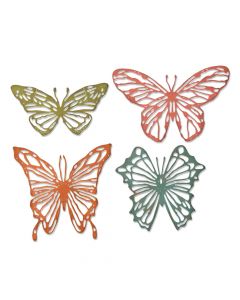 Fustella Sizzix Thinlits "Farfalle disegnate" - 664409
