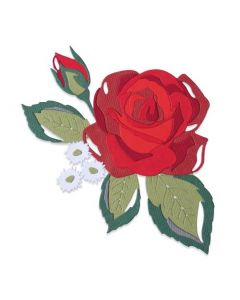 Fustella Sizzix Thinlits "Rosa a strati" - 664496