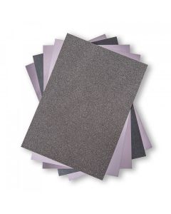 Set 50 fogli di cartoncino formato A4 - Tonalità grigio antracite