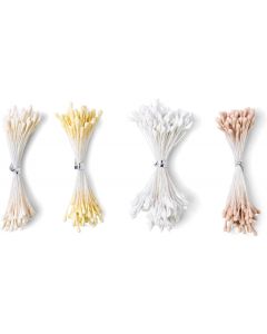 Set 400 pistilli per fiori "Bianco / Crema" Sizzix - 664614
