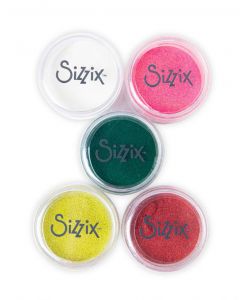 Set polvere opaca per Embossing Sizzix - Colori festivi 664670
