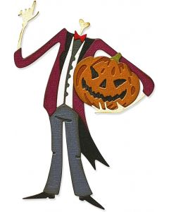 Fustella Sizzix Thinlits "Testa di zucca, colorize" - 665553