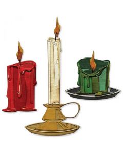 Fustella Sizzix Thinlits "Candele e candelabro" - 666331
