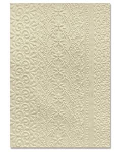 Fustella Sizzix Embossing A5 Textured Impression 3D "Pizzo" - 666511