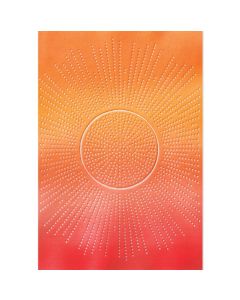 Fustella Sizzix Embossing Textured Impression 3D "Cosmopolita, raggio splendente" - 666702