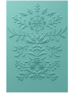 Fustella Sizzix Embossing Textured Impression 3D "Periodo natalizio - 666732