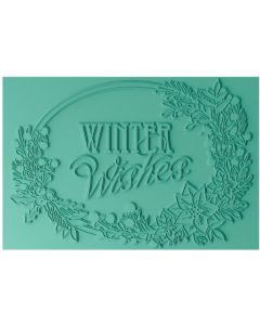 Fustella Sizzix Embossing Textured Impression 3D "Desideri invernali" - 666734