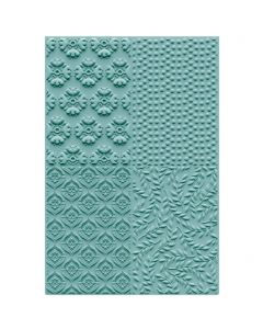 Fustella Sizzix Embossing Textured Impression 3D "Motivi elaborati" - 666828