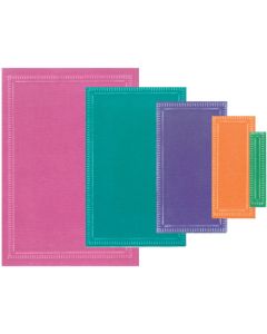 Fustella Sizzix Framelits "Framelits a fantasia invertiti, Rettangoli Deco Renee" - 666846