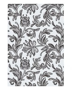 Fustella Sizzix Embossing A5 Texture Fades 3D "Tema botanico grande" - 666888