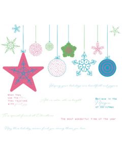 Fustella Sizzix Framelits "Abbinamenti creativi, festività e vacanze" con timbri - 666896