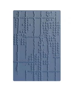 Fustella Sizzix Embossing Textured Impression 3D "Matrix punto" - 666904