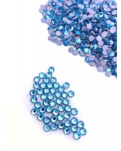 Strass termoadesivi hotfix "Azzurro Aqua Bohemica" da 4 mm - STARFIX SS16