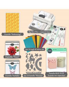 Sizzix Big Shot Plus formato A4 con Starter kit maxi di Cardano Cecilia