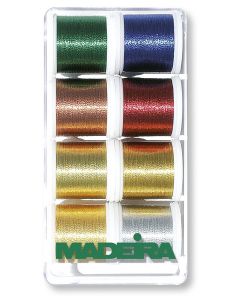 Box 8 fili ricamo Metallic Classic Madeira - mt. 200