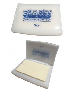 Tampone con inchiostro adesivo per embossing (trasparente)