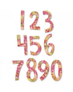 Fustella Sizzix Bigz "Numeri Fresh Blossoms" - 661653