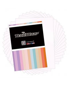 Vinile adesivo bianco opaco Teckwrap (15 pezzi)