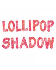 Fustella Sizzix Bigz "Lollipop shadow" alfabeto maiuscolo - 659812