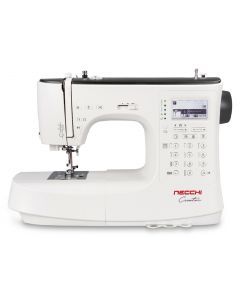 Macchina per cucire elettronica Necchi Creator C360 + Piedino doppio trasporto e Piano prolunga