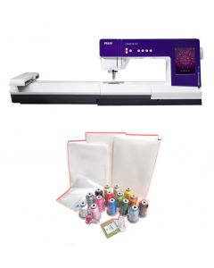 Macchina per cucire e ricamare Pfaff Creative 4.5 completa di unità di ricamo 360 x 350 mm + KIT RICAMO