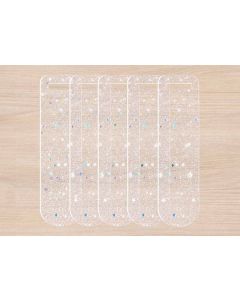 Segnalibro con glitter in acrilico Teckwrap (5 pezzi)