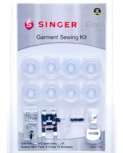 Kit 3 piedini "Garment Sewing" per cucire indumenti - Singer Elite